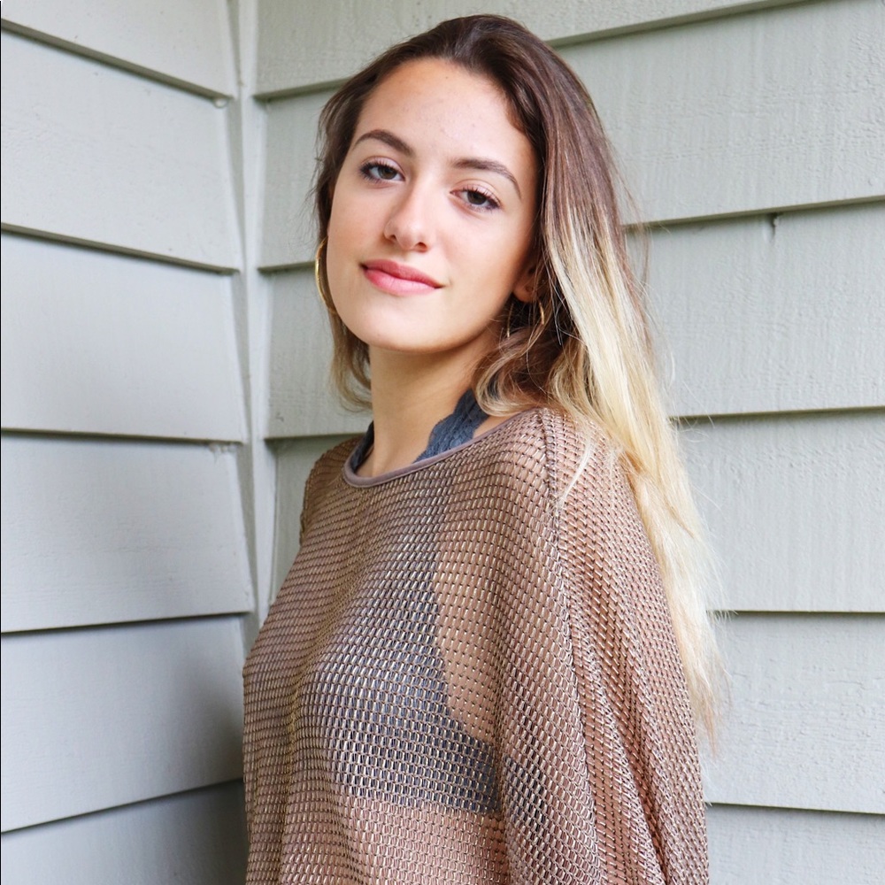 MAXI NET SHIRT - Picture 2 of 5